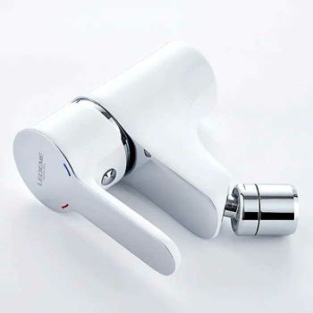 Смеситель для биде Ledeme H03W 5003-WL Белый Хром — фото 5, Смесители для биде