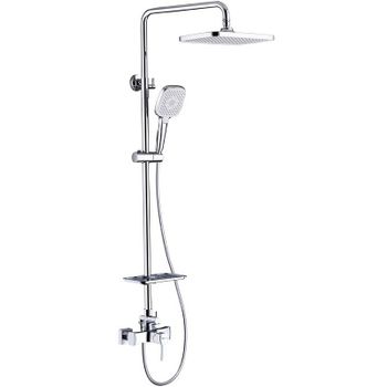 Душевая система Lemark Evitta LM0560C Хром — фото 1, Душевые стойки