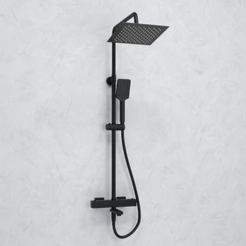 A299.255.130.BM Thermo Душевой комплект с термостатическим смесителем — фото 1, Душевые стойки