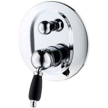 Смеситель для душа Caprigo Adria-Uno Black Edition 02B-551-crm Хром — фото 1, Смеситель для душа