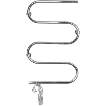 Электрический полотенцесушитель Domoterm E-образный DMT 103-25 50x81 EK L Хром — фото 1, Электрические полотенцесушители