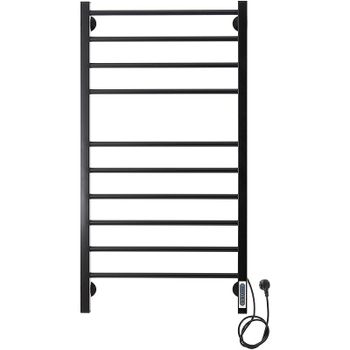 Электрический полотенцесушитель Domoterm Куба DMT Куба П10 500x1000 EK R Черный матовый — фото 1, Электрические полотенцесушители