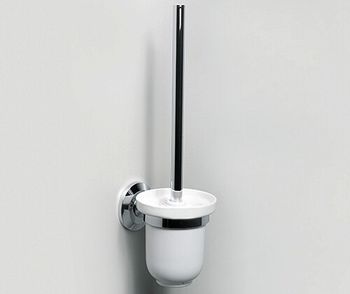 Аксесс Rhein K-6227CO Щетка для унитаза (блистер), КЕРАМИКА, с подств, навесная, хром, WasserKRAFT — фото 2, Ершики для унитаза