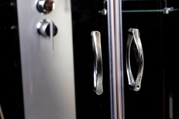 Душевая кабина Niagara Classic NG-3501-14BK (90х90х200) средний поддон(26см),стекло тонированное,4 м — фото 8, Душевые кабины