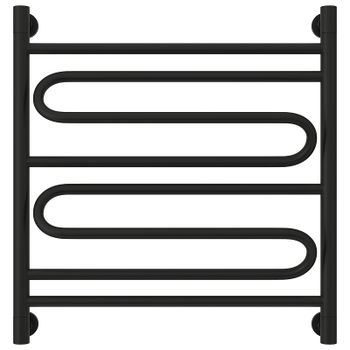 Водяной полотенцесушитель Сунержа Элегия+ 600х600 31-0205-6060 Черный матовый — фото 1, Водяные полотенцесушители