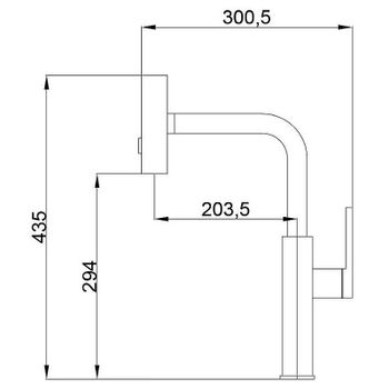 Смеситель для кухни Haiba HB73824-5 Золото матовое — фото 2, Смесители для кухни