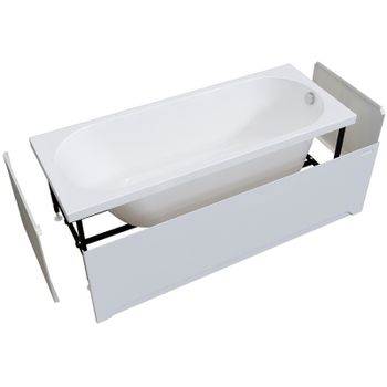 Акриловая ванна Radomir Виктория лайт 170x75 2-01-0-0-1-259Р без гидромассажа — фото 9, Акриловые ванны