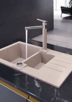 Смеситель для кухни ALVEUS ZINA CHR - G02M — фото 1, Смесители для кухни