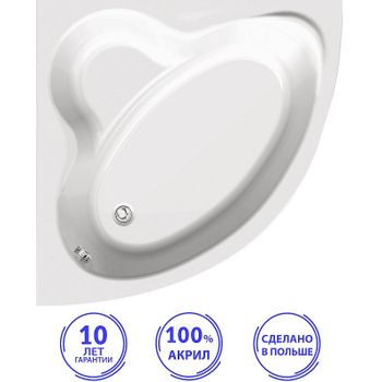 Акриловая ванна C-Bath Aurora 120x120 CBS001001 без гидромассажа — фото 1, Акриловые ванны