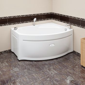 Акриловая ванна Radomir Vannesa Монти 150х105 R 2-01-0-2-1-213 Белая без гидромассажа — фото 4, Акриловые ванны