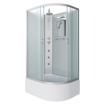 Душевая кабина Niagara Classic NG-2310-14LBKTG (120х80х210) высокий поддон(40см),стекло матовое,4 ме — фото 1, Душевые кабины