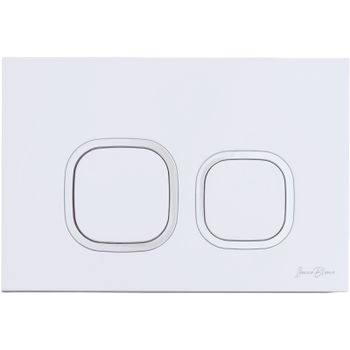 Клавиша смыва Iberica Blanca Esti-Q IB.B083.001.000 Белая  глянцевая — фото 1, Кнопки смыва