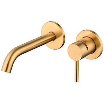 Смеситель для раковины Caprigo Don 53-027-BRG Золото матовое — фото 1, Смесители для раковины