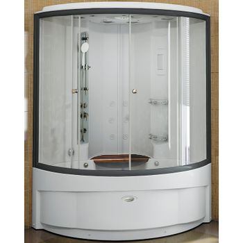 Душевой бокс Radomir Даниэла К1 140x140 1-04-6-0-4-0740 с баней с гидромассажем — фото 1, Душевые боксы