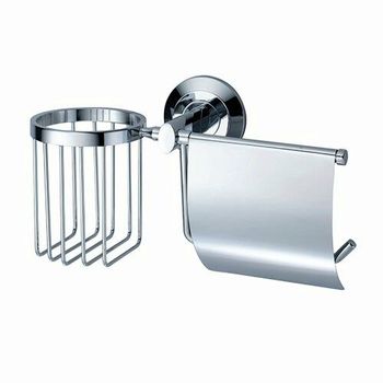 Аксесс Rhein K-6259O Держатель туалетной бумаги и освежителя, (блистер) , хром, WasserKRAFT — фото 1, Комплектующие для туалета