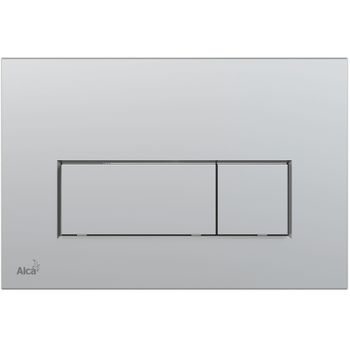 Клавиша смыва Alcaplast Thin M572 Матовый хром — фото 1, Кнопки смыва