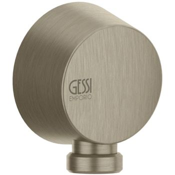 Шланговое подключение Gessi Emporio Shower 47269#149 Никель брашированный — фото 1, Шланговые подключения