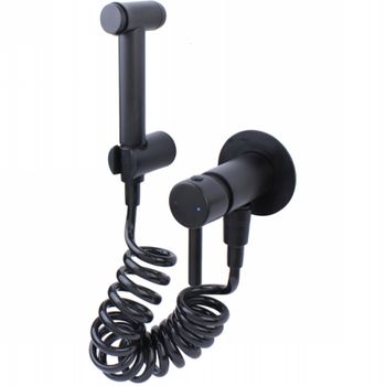 Гигиенический душ со смесителем Bronze de Luxe Scandi 14512/1B Черный матовый — фото 1, Гигиенические души