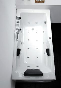 Акриловая ванна Gemy 171х86 G9066 II K R с гидромассажем — фото 4, Акриловые ванны