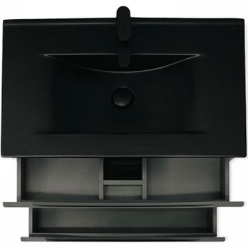 Раковина Bond 80 S05-808 Черная матовая — фото 10, Раковины встраиваемые сверху