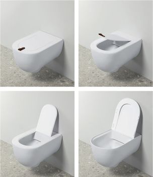 Унитаз Artceram The One THV001 01 00 подвесной Белый — фото 3, Подвесные унитазы