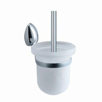 Аксесс Weser K-8627 Щетка для унитаза (блистер), с подств, навесная, хром, WasserKRAFT — фото 1, Ершики для унитаза