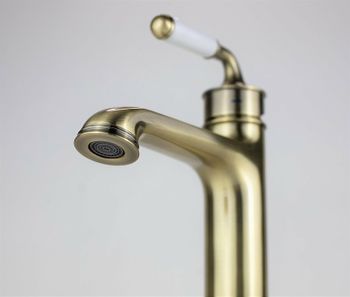 Смеситель для раковины ESKO Prague PG 26 Бронза Сатин — фото 6, Смесители для раковины