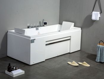 Акриловая ванна Gemy G9076 K 177х81 с гидромассажем — фото 2, Акриловые ванны