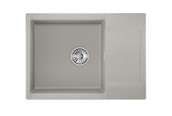 Granula-ES-7003, БАЗАЛЬТ, кухонная мойка, кварц, ESTETICA — фото 2, Кухонные мойки