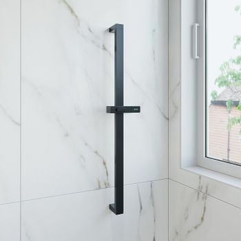 Душевая штанга Iddis Slide SLI70BLi17 Черная матовая — фото 3, Штанги для душа