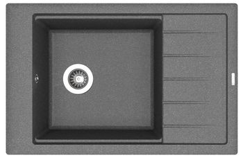 Товар: Florentina Мойка "Липси" 780_P, черный FG - фото 1 Florentina Мойка "Липси" 780_P, черный FG — фото 1, Кухонные мойки