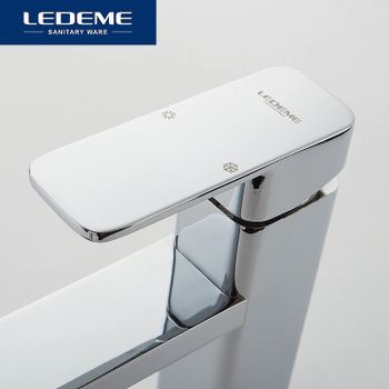 Смеситель для раковины Ledeme H33 1033L Хром — фото 7, Смесители для раковины