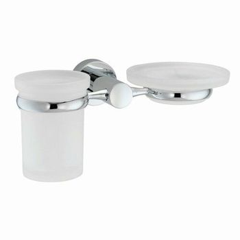 Donau K-9426 Держатель стакана и мыльницы — фото 1, Аксессуары для раковины