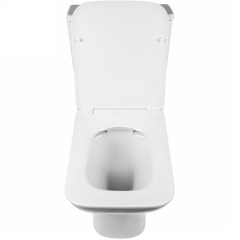 Унитаз компакт Bond Cube F09-00 Белый с бачком и сиденьем Микролифт — фото 6, Напольные унитазы