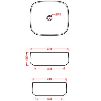 Раковина-чаша Artceram Cognac 46 COL007 01 00 Белая — фото 2, Раковины накладные