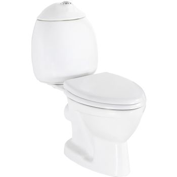 Унитаз компакт Creavit Cocuk CK310-11CB00E-0000+KC0802.01.0000E детский Белый с сиденьем без бачка — фото 1, Напольные унитазы