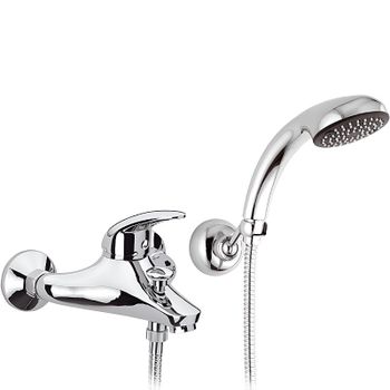 Смеситель для ванны Remer Ten T02 Хром — фото 1, Смеситель для ванны