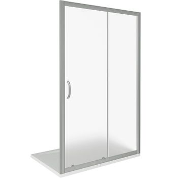 Душевая дверь Good Door Infinity WTW-140-G-CH 140 профиль Хром стекло Грейп — фото 1, Раздвижные душевые двери