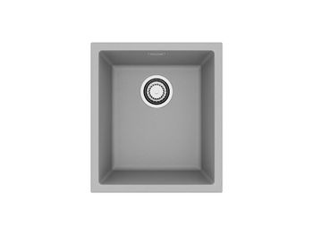 Мойка для кухни ALVEUS OMNI 20 GRANITAL CONCRETE-G81 450x450x198 с сифоном 1145083 — фото 1, Кухонные мойки