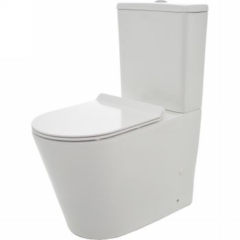 Унитаз компакт AQUAme AQM1001 без бачка с сиденьем Микролифт — фото 1, Напольные унитазы