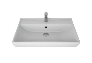 Q, 70 см, мебельный умывальник, керамический — фото 2, Мини-раковины