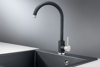 Granula-ST-4031, ШВАРЦ, СМЕСИТЕЛЬ КУХОННЫЙ — фото 1, Смесители для кухни