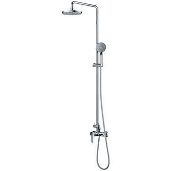 Душевая система Caprigo Atlantic 51-315-crm Хром — фото 1, Душевые стойки