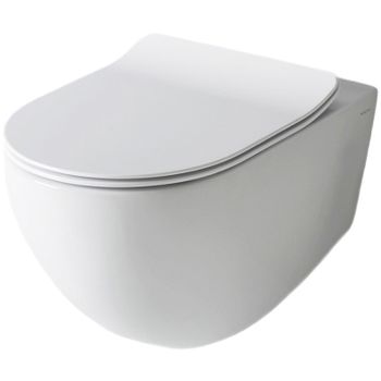 Унитаз Artceram File 2.0 FLV004 05 30 подвесной Белый матовый без сиденья — фото 1, Подвесные унитазы