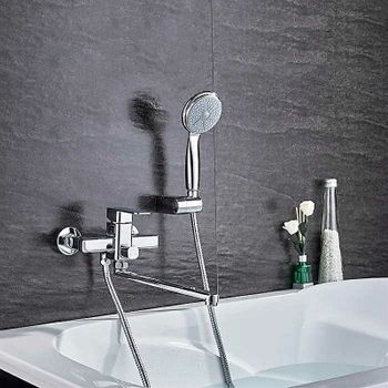 Смеситель для ванны Ledeme H33 2233L универсальный Хром — фото 7, Смеситель для ванны