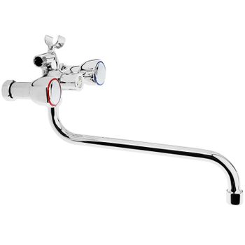 Смеситель для ванны Accoona Эконом A87180 универсальный Хром — фото 1, Смеситель для ванны