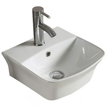 Раковина CeramaLux 45 78369А Белая — фото 1, Мини-раковины