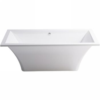 Ванна из искусственного камня Astra Form Лотус 185х85 01010036 без гидромассажа — фото 1, Ванны из искусственного камня