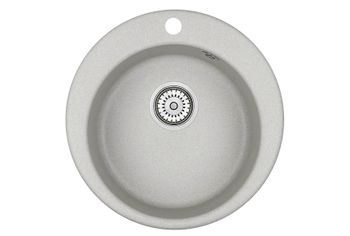 Granula-4801, БАЗАЛЬТ, кухонная мойка, кварц — фото 1, Кухонные мойки