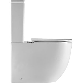 Унитаз компакт D&K Matrix DT1397016 с бачком и сиденьем Микролифт — фото 9, Напольные унитазы